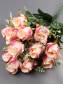 Букет роз с бутонами 14 гр 54 см(бел, кр, сир,роз,перс,свек)