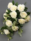 Букет  латексных роз 18 гр 62 см (бел крем роз св-сир крас)