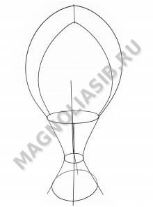  ***Каркас мет Корзина выс120/110см шир. 52 см