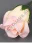 Бутон розы шёлк 3сл 8.5 см (бел лайм борд-желт борд св-роз роз)
