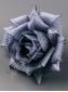 Роза высокая рифленая неткан 6сл 12см ( кр крем бел т-крас роз корал перс оран сир син граф микс)/К