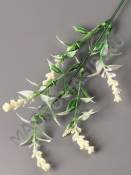 Ветка колосков посыпанных 30см (бел)