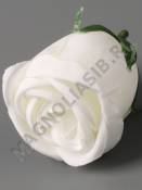 Бутон розы Карамелька 6см шелк (бел крас сливоч роз-перс пепел-сир)