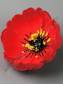 Мак бархат 2сл.8.5см (красный)