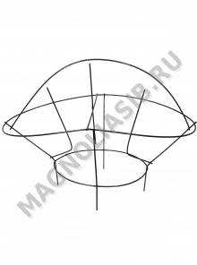 Каркас корзины овальный (пров. 3мм) выс 36 см шир 50 см